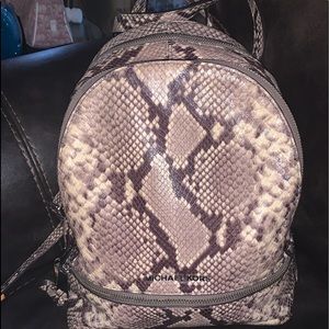 Michael Kors Python Backpack